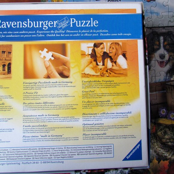 RAVENSBURGER PUZZLE - DOG & CATS, 135110  - 300 PIECE, GERMANY 2009, COMPLETE! - Picture 8 of 10